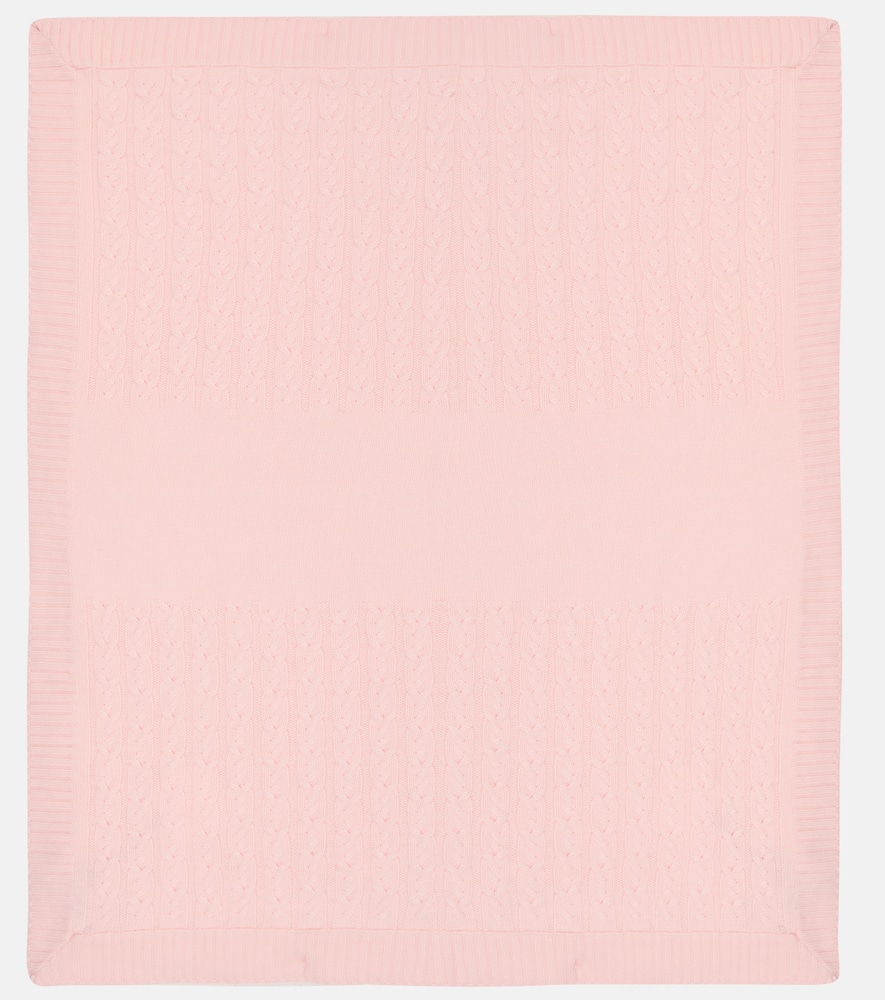 Loro Piana Cable-knit cashmere blanket