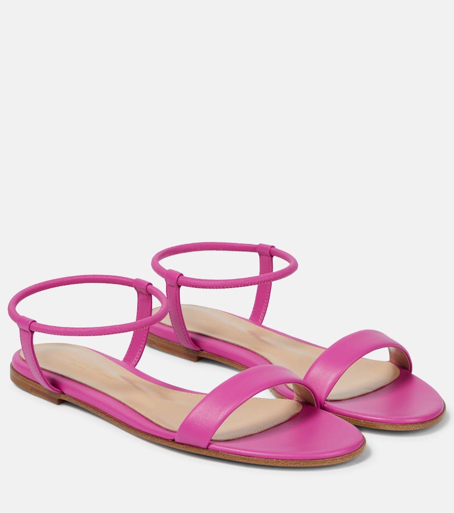 Gianvito Rossi Jaime 05 leather sandals