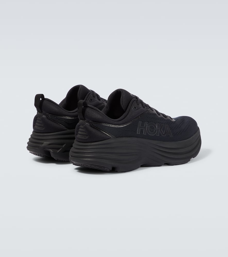 Shop Hoka One One Bondi 8 Running Shoes In Black