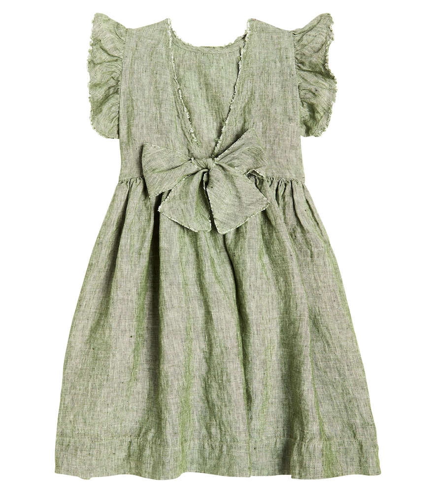  Il Gufo Il Gufo Kleid Aus Leinen 