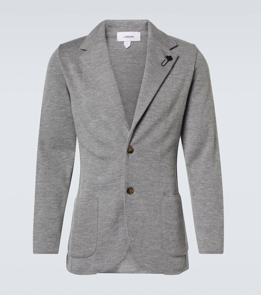 Lardini Wool, silk, and cashmere blazer
