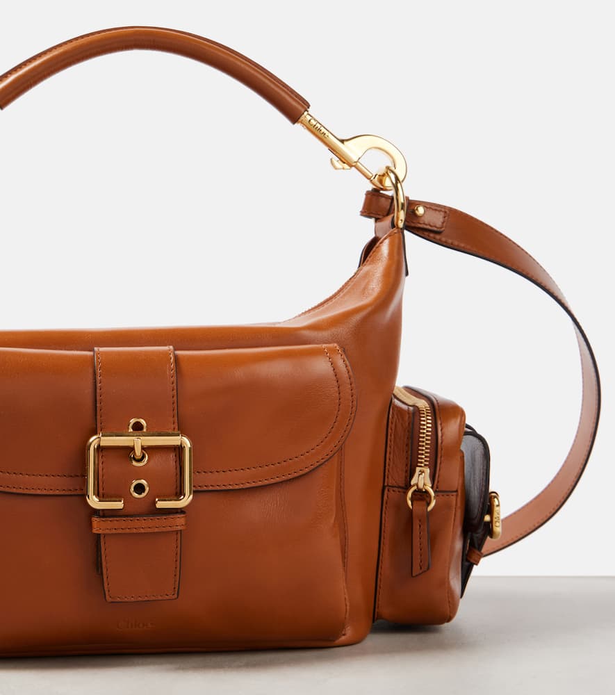 Chloé Womens Clay Brown Camera Medium Leather Shoulder Bag In Brown