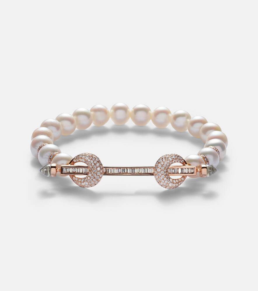 Ananya Chakra 18kt rose gold bracelet with gemstones