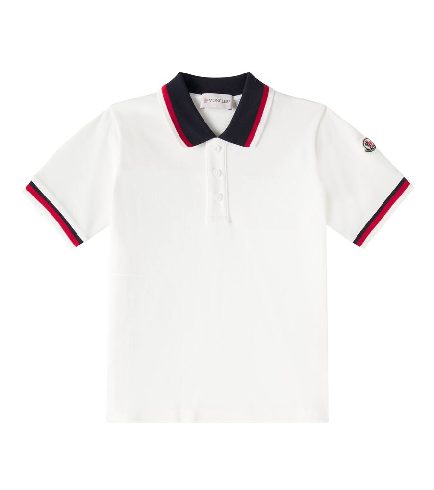 Moncler Enfant Cotton piqué polo shirt