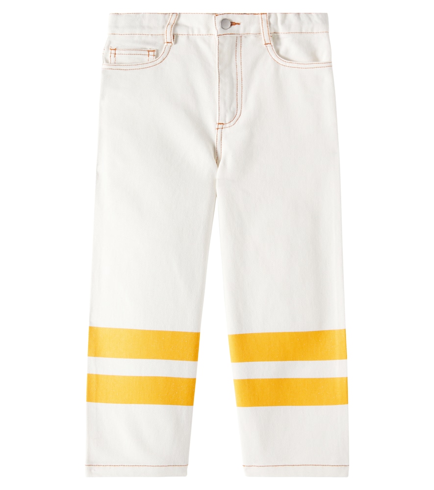 Tinycottons Hose Aus Baumwoll-twill In Weiss