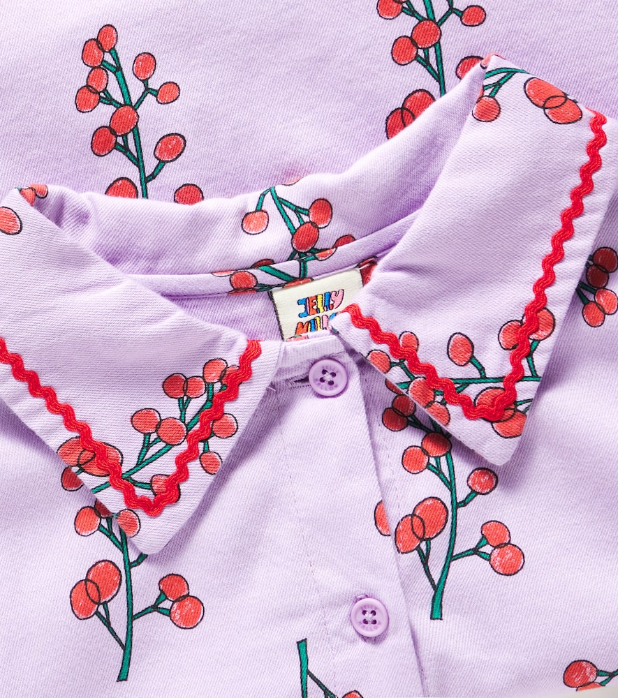 Jellymallow Berry Cotton Top In Purple