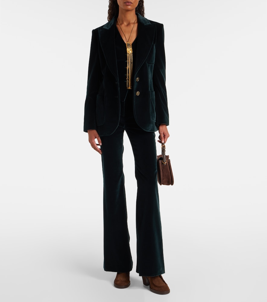 Etro Cotton velvet blazer