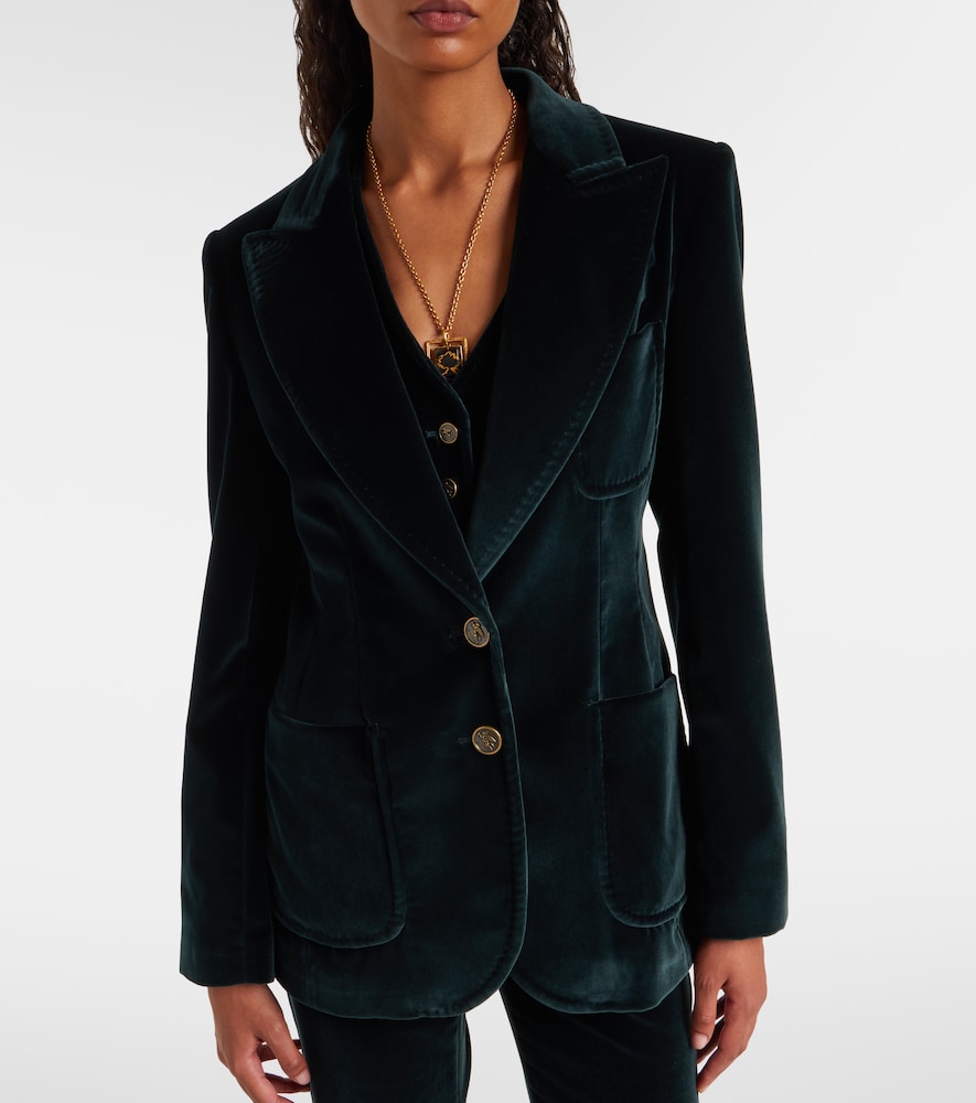  Etro Etro Cotton Velvet Blazer 