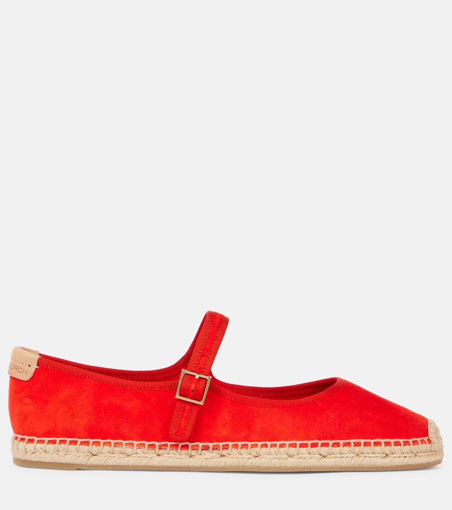 Shop Tory Burch Suede Mary Jane Flats