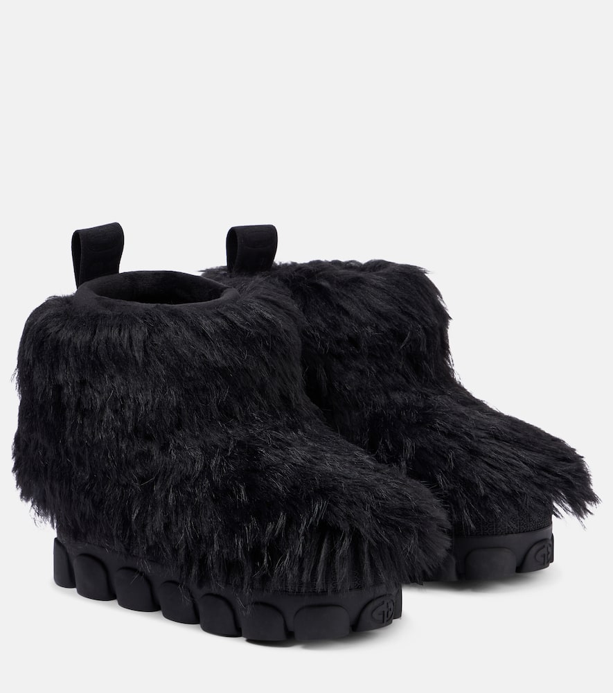 Goldbergh Sofie Faux Fur Boots In Black