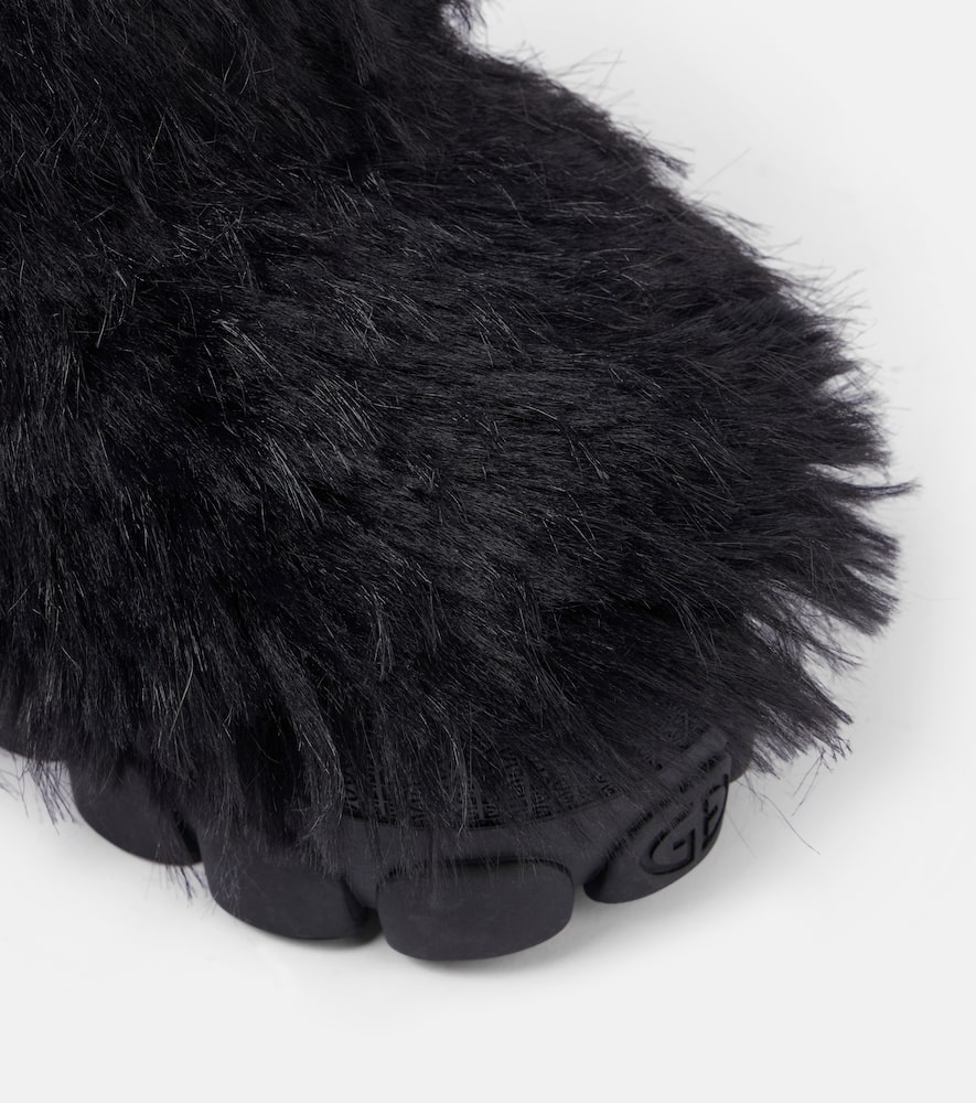 Goldbergh Sofie Faux Fur Boots In Black