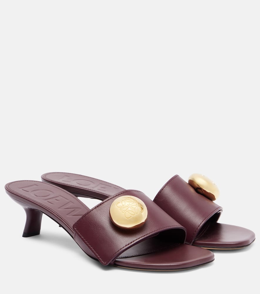 Anagram leather mules