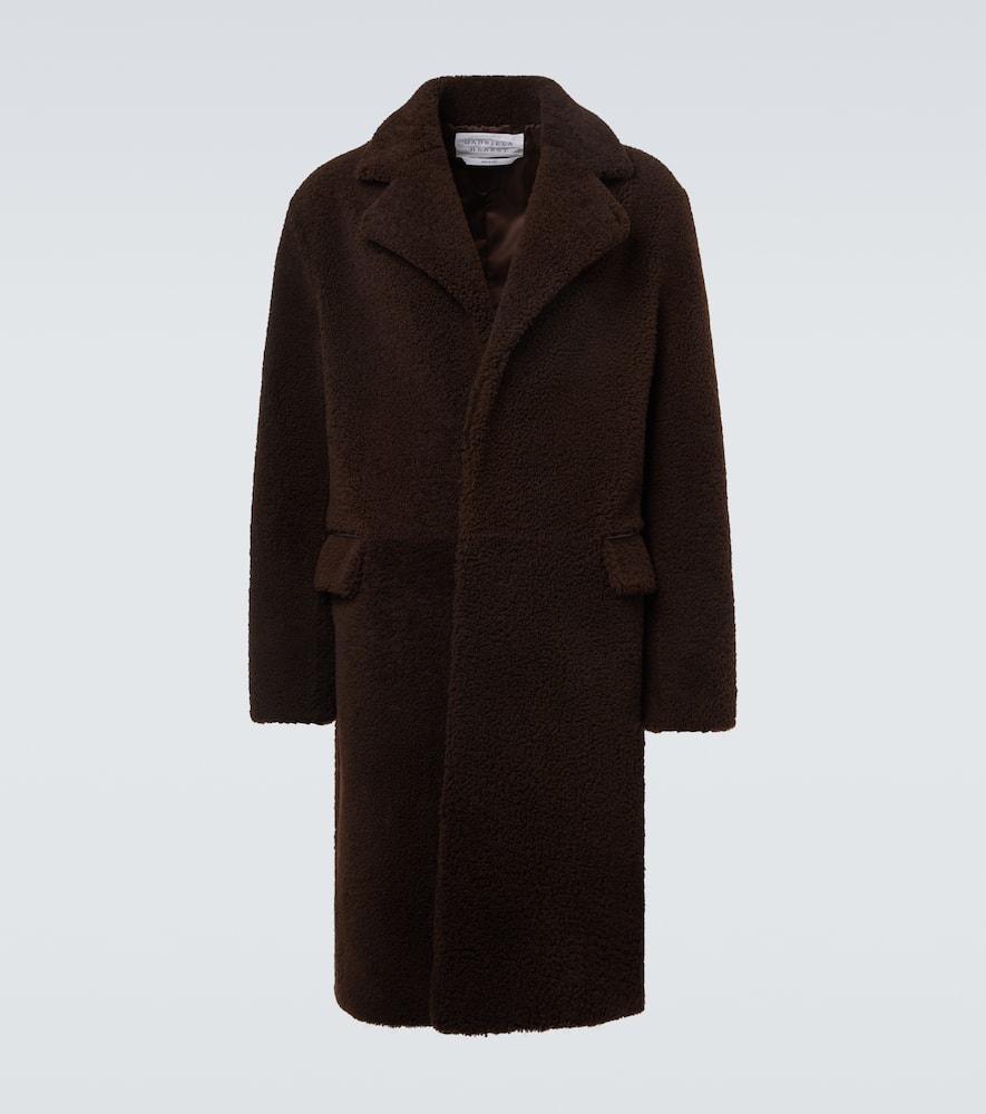 Gabriela Hearst Teddy Shearling Coat In Brown
