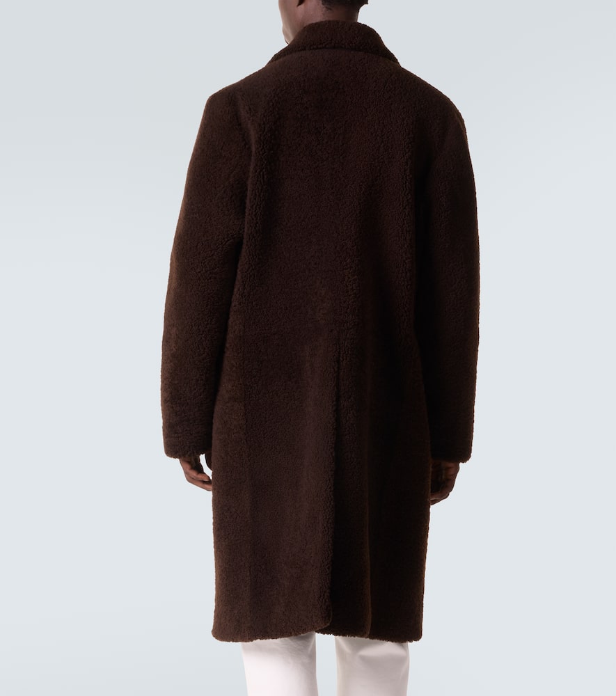 Gabriela Hearst Teddy Shearling Coat In Brown