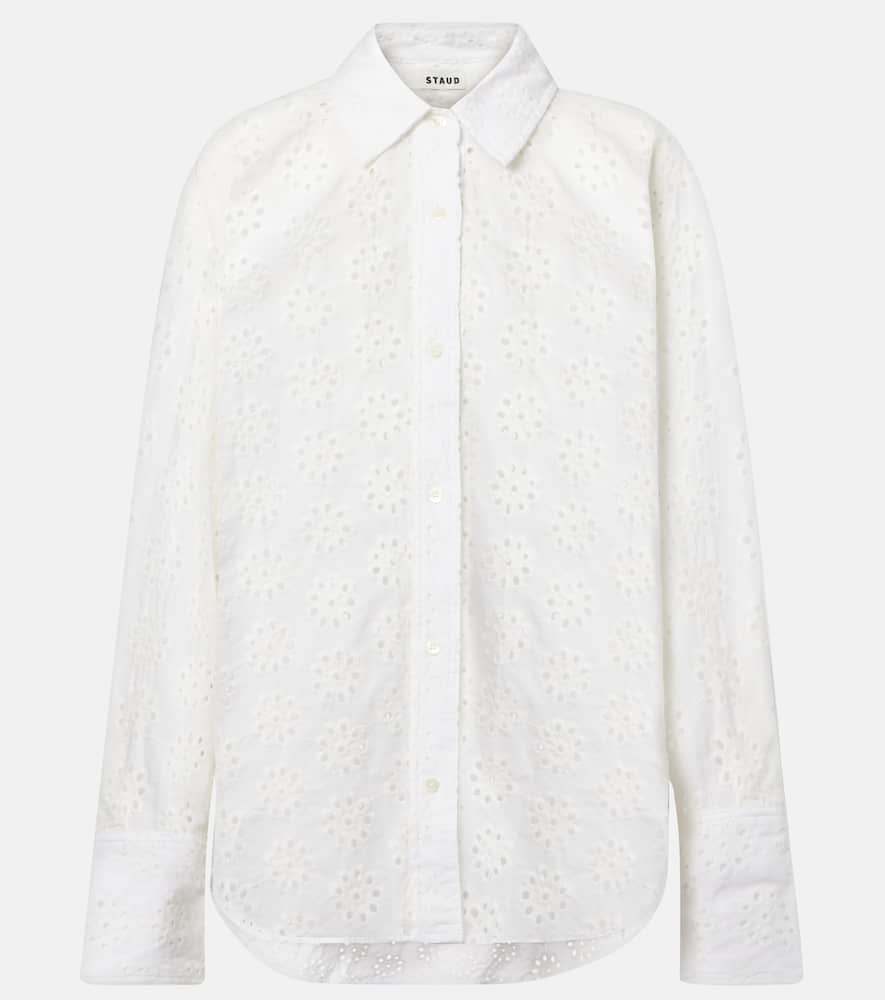 Colton eyelet cotton shirt