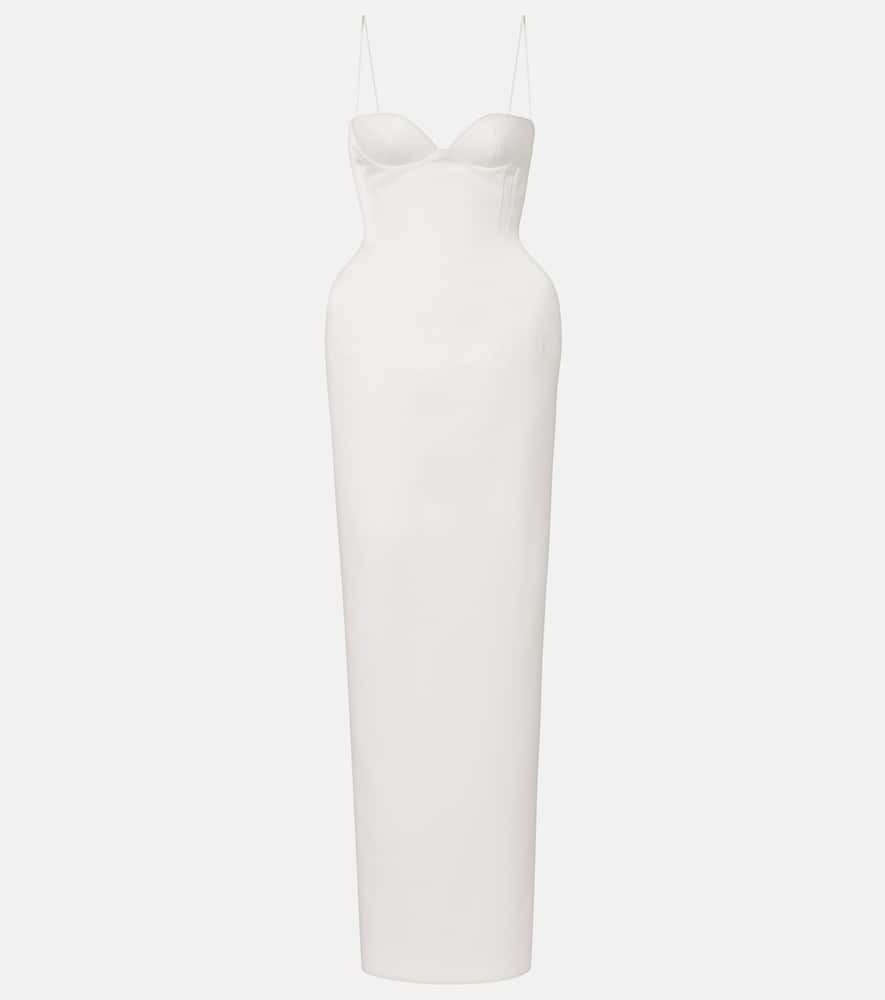 Bridal satin gown