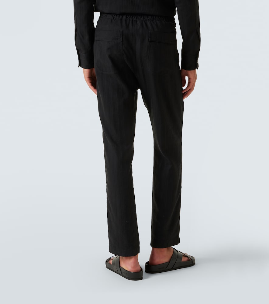  Tom Ford Tom Ford Gerade Hose Aus Baumwolle Und Seide 