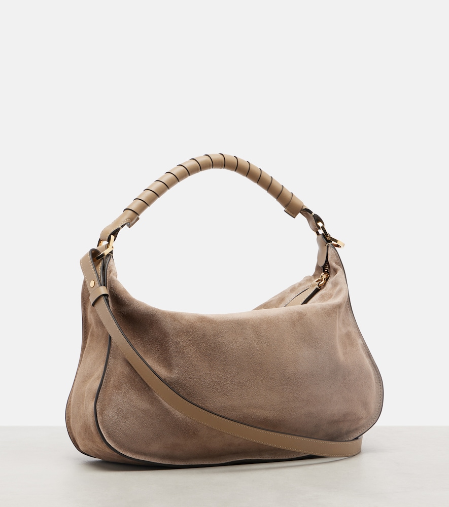  Chloe Chloé Schultertasche Marcie small Aus Veloursleder 