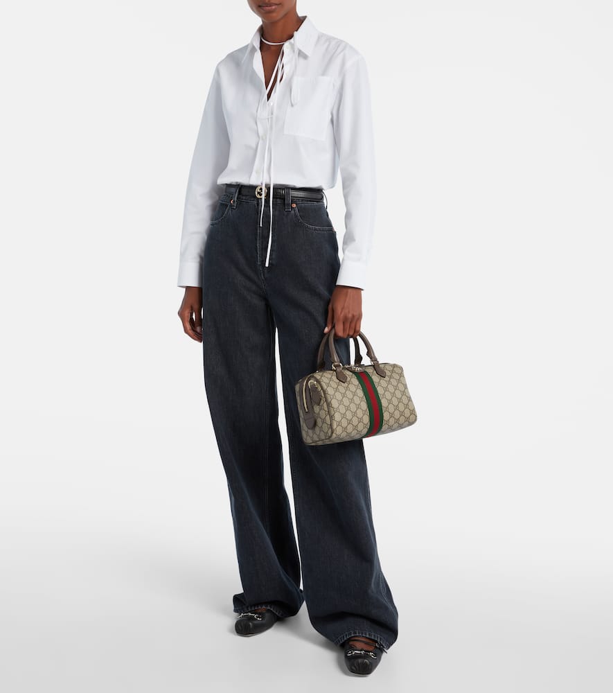 Gucci Ophidia Medium Gg Tote Bag In Sand