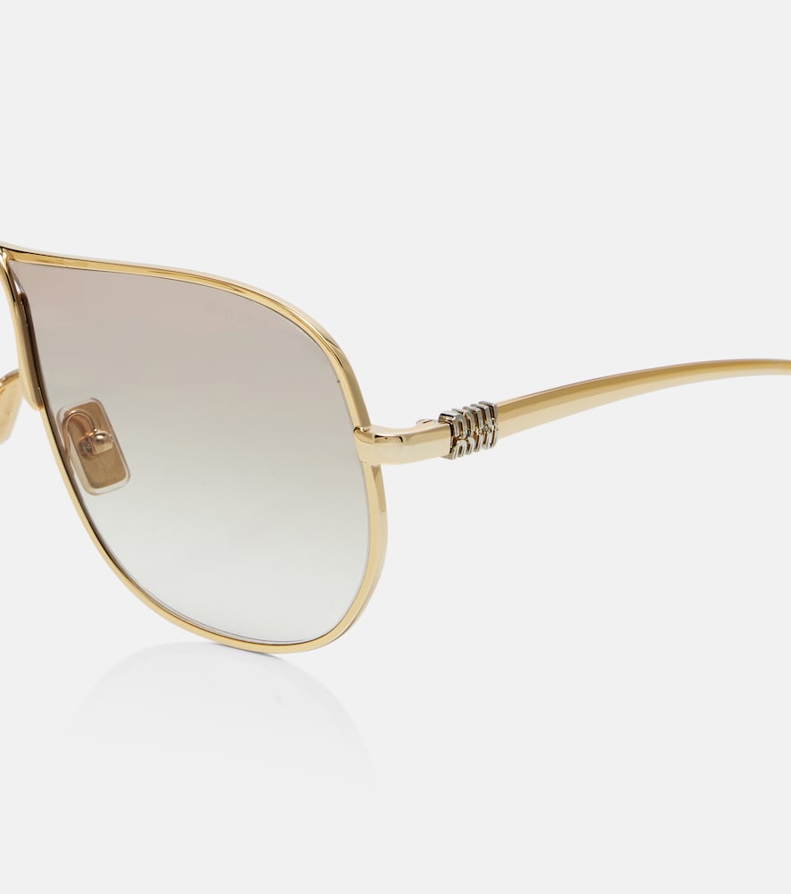  Miu Miu Miu Miu Miu Ombre Aviator Sunglasses 