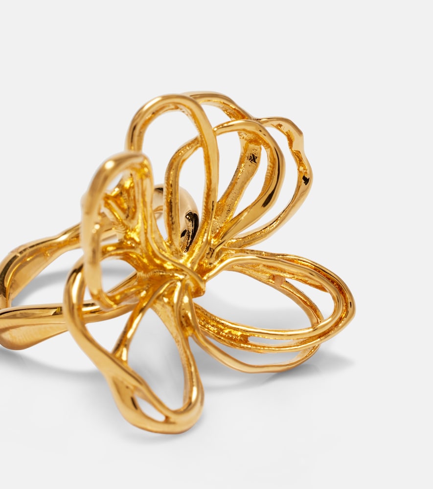  Oscar De La Renta Oscar De La Renta Ring Threaded Flower 