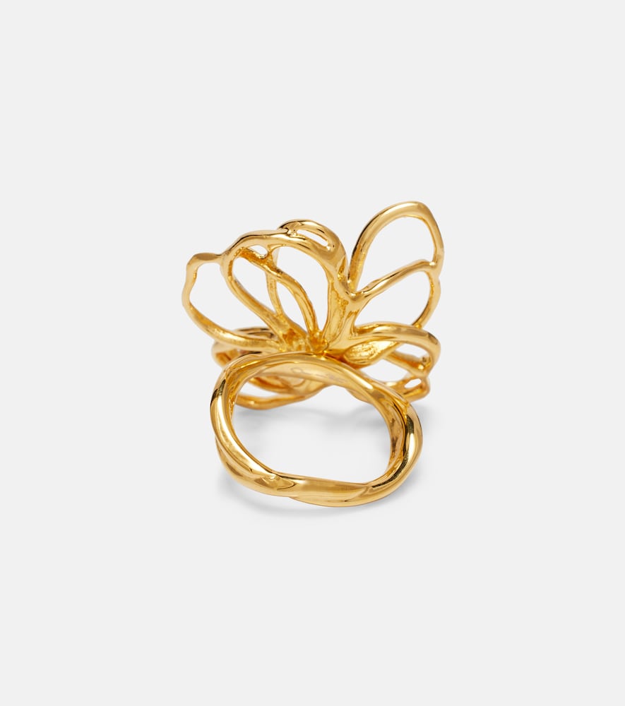  Oscar De La Renta Oscar De La Renta Ring Threaded Flower 
