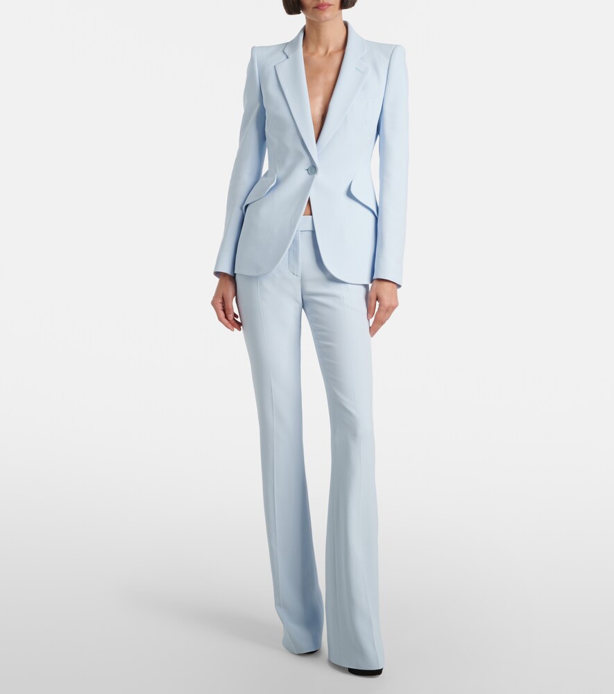 McQueen Low-rise flared pants
