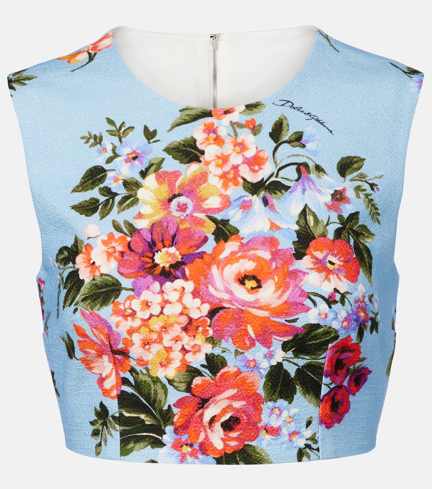 Dolce & Gabbana Floral cotton top