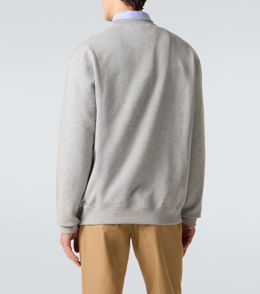 Web Stripe Cotton Sweatshirt