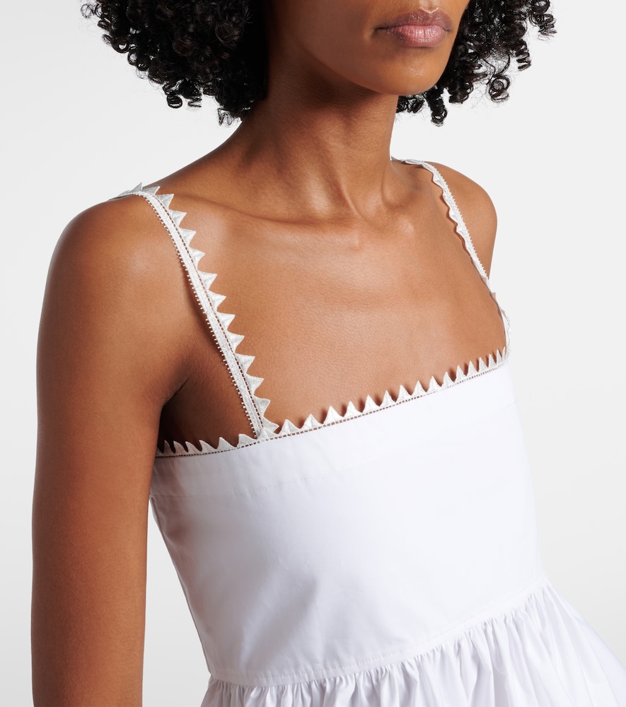  Jacquemus Jacquemus Traversin Cotton Poplin Peplum Top 