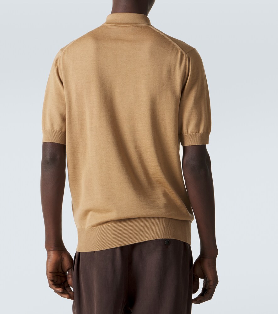 Dolce&gabbana Dolce&gabbana Polohemd Aus Schurwolle 