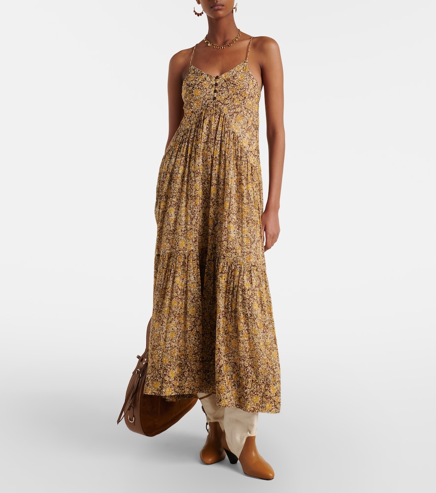 Marant Etoile Sabba floral cotton maxi dress