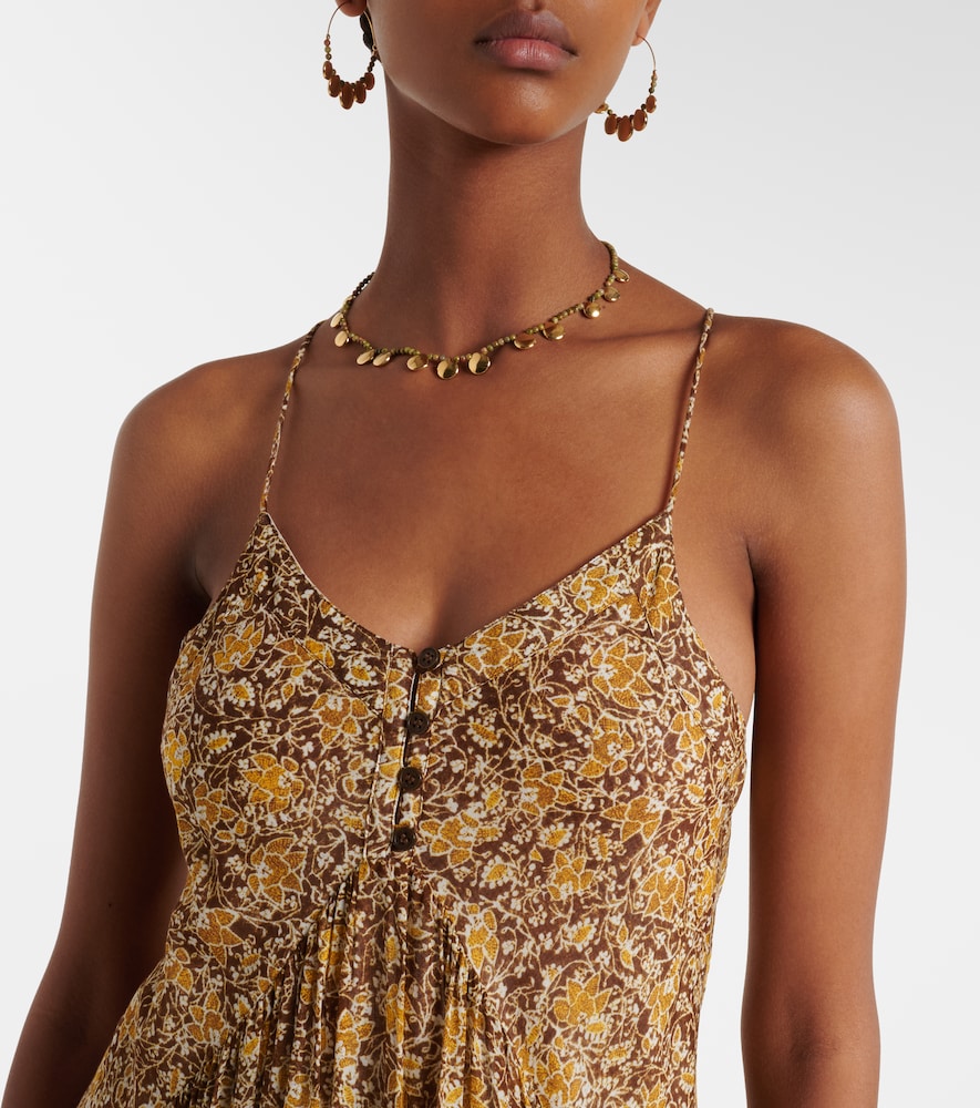  Marant Etoile Marant Etoile Maxikleid Sabba Aus Baumwolle 
