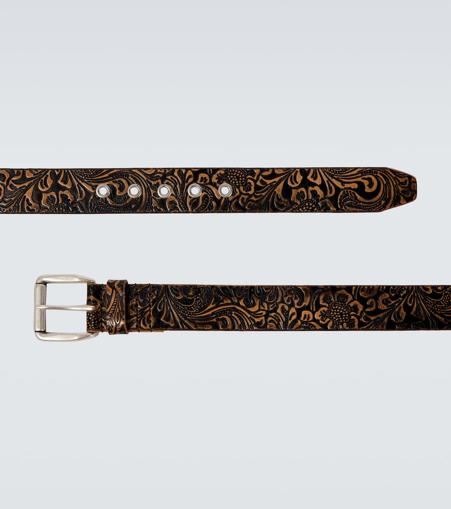  Our Legacy Our Legacy 40mm Paisley Leather Belt 