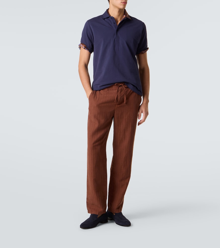 Luca Cotton Piqué Polo Shirt