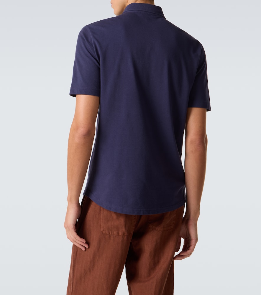 Luca Cotton Piqué Polo Shirt