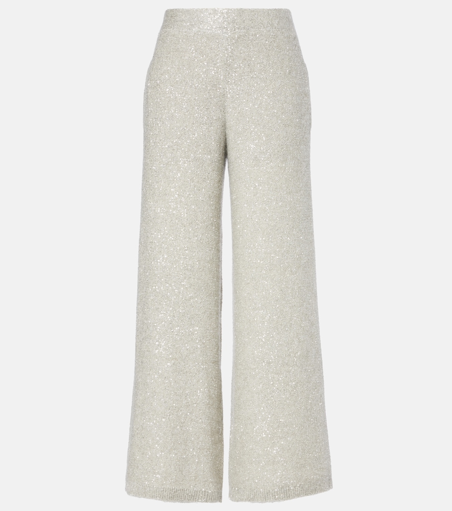 Brunello Cucinelli Sequined wide-leg pants | Thumbnail 8 Brunello Cucinelli Sequined wide-leg pants | Thumbnail 8