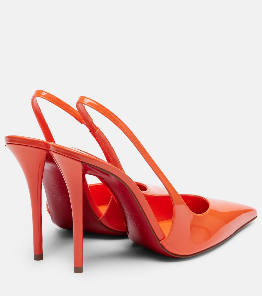  Christian Louboutin Christian Louboutin Slingback-pumps Miss Z 100 Aus Lackleder 
