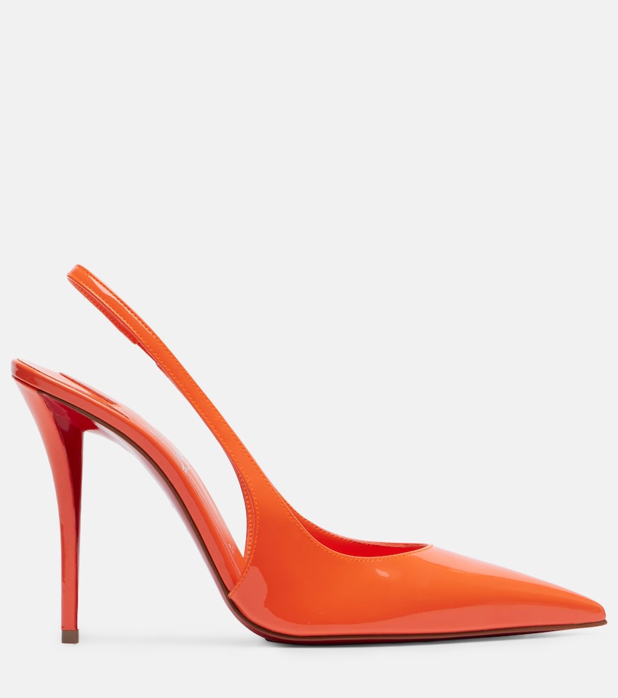  Christian Louboutin Christian Louboutin Slingback-pumps Miss Z 100 Aus Lackleder 