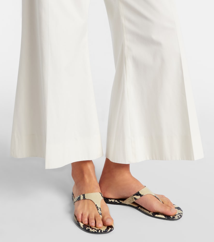  Khaite Khaite Sandalen Archer Aus Leder 