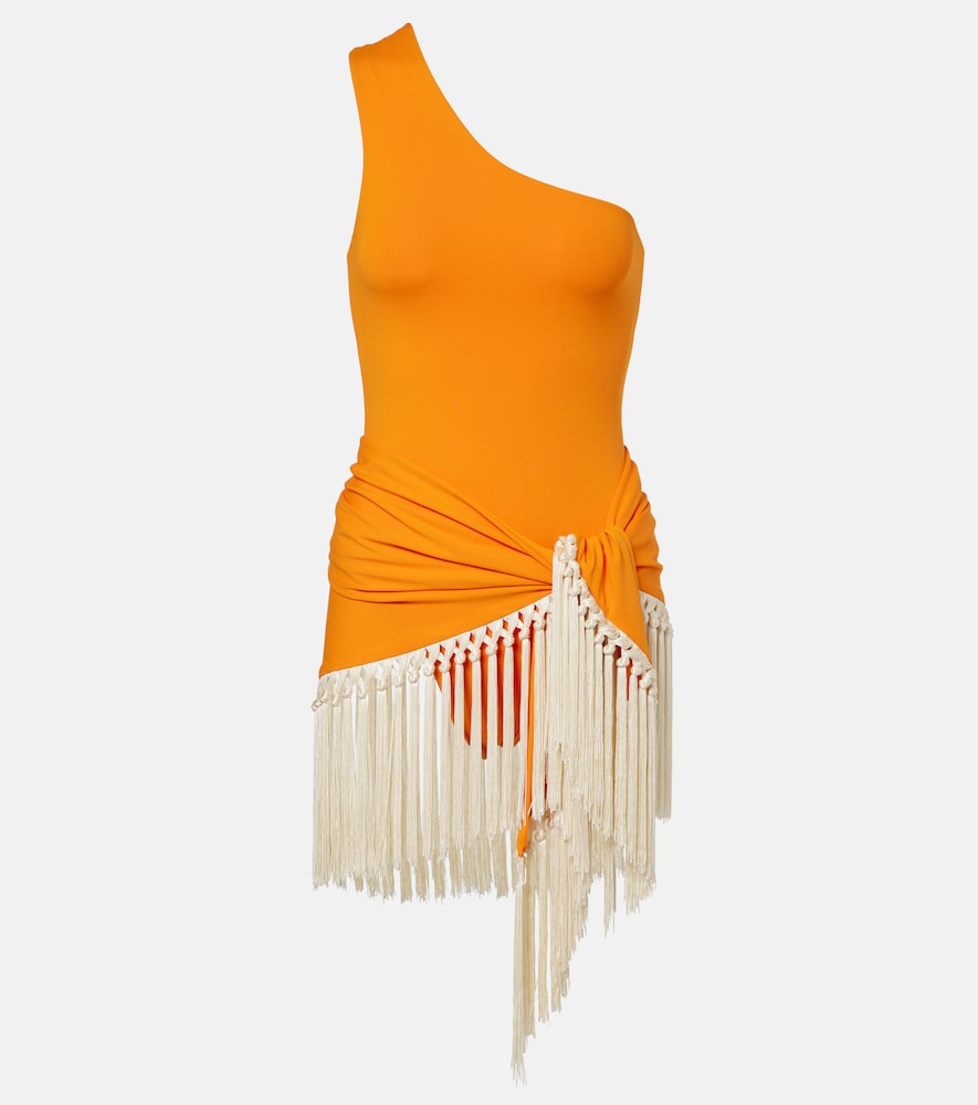 Taller Marmo Damen Orange Set Yacare Aus Badeanzug Und Pareo - MyTheresa