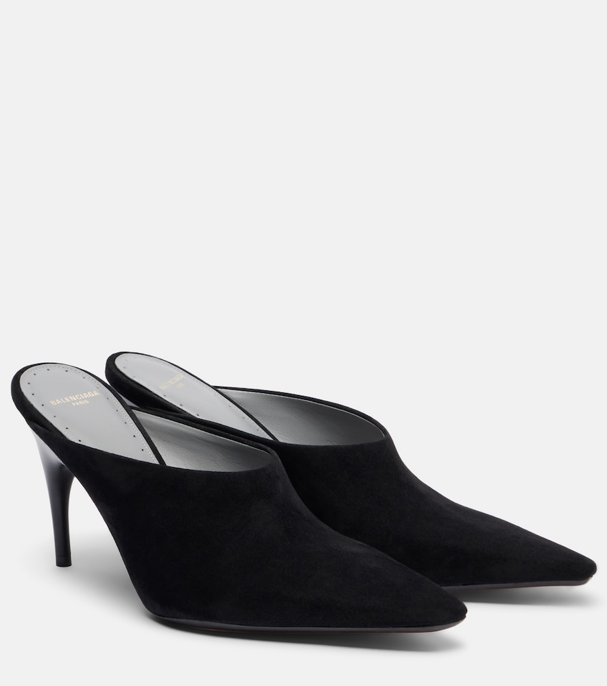 Balenciaga Duchesse suede mules