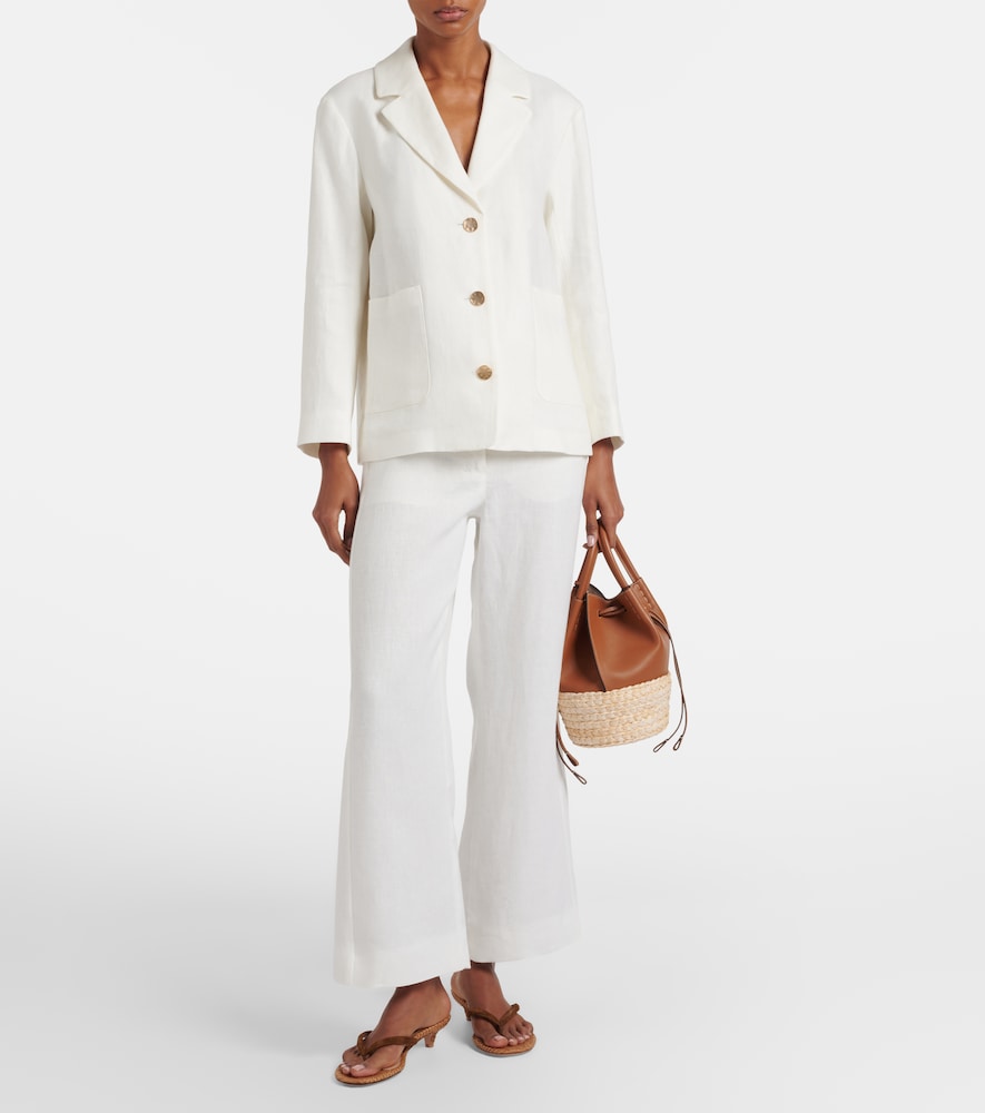  's Max Mara 's Max Mara Weite Hose Amedea Aus Leinen 