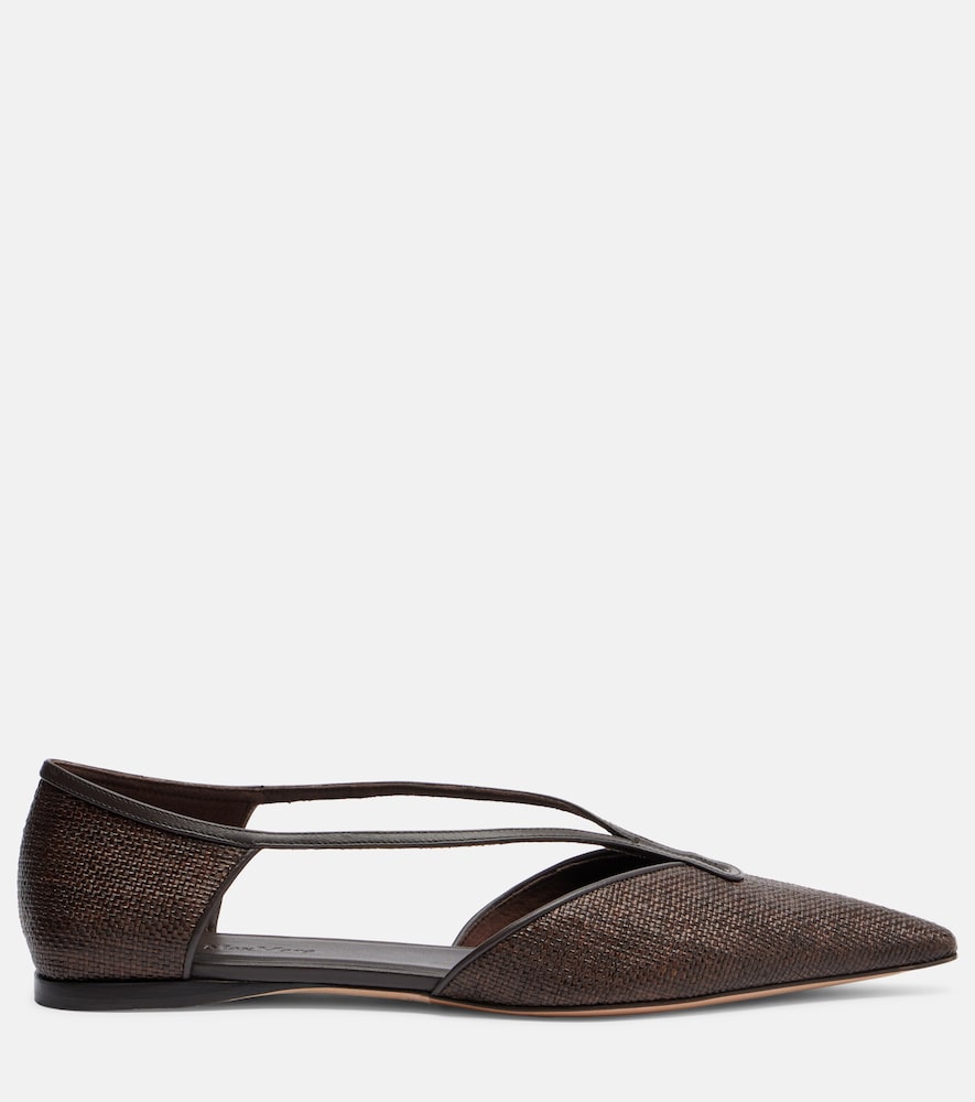  Max Mara Max Mara Ballerinas Volpino Mit Leder 