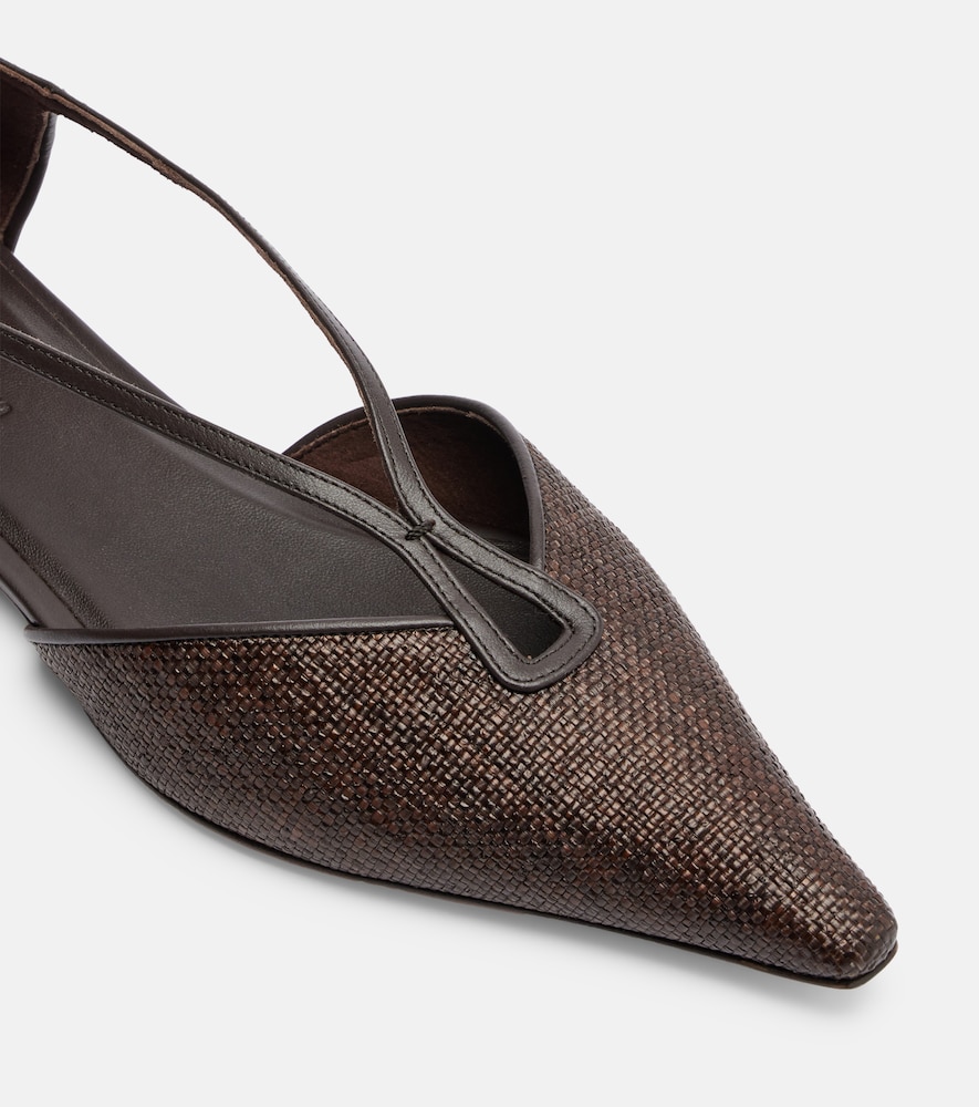  Max Mara Max Mara Ballerinas Volpino Mit Leder 