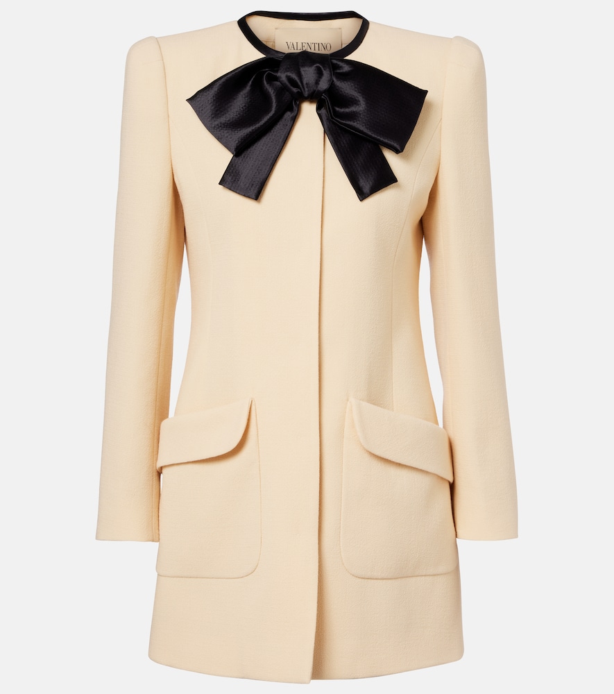 Structured Wool Coat by Valentino