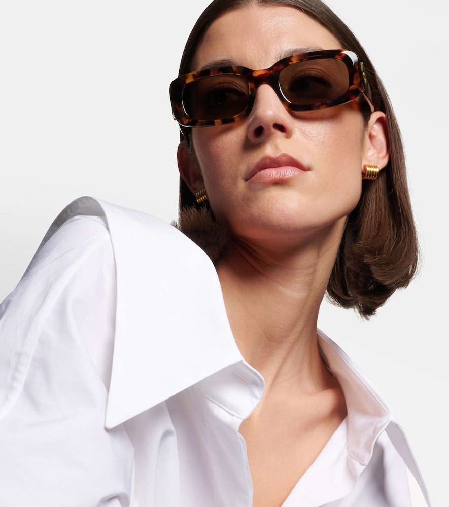  Fendi Fendi Ff Diamonds Rectangular Sunglasses 