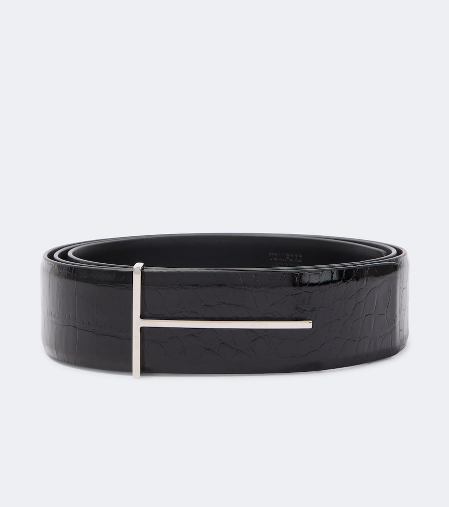 Tom Ford Ceinture T en cuir verni 690 €