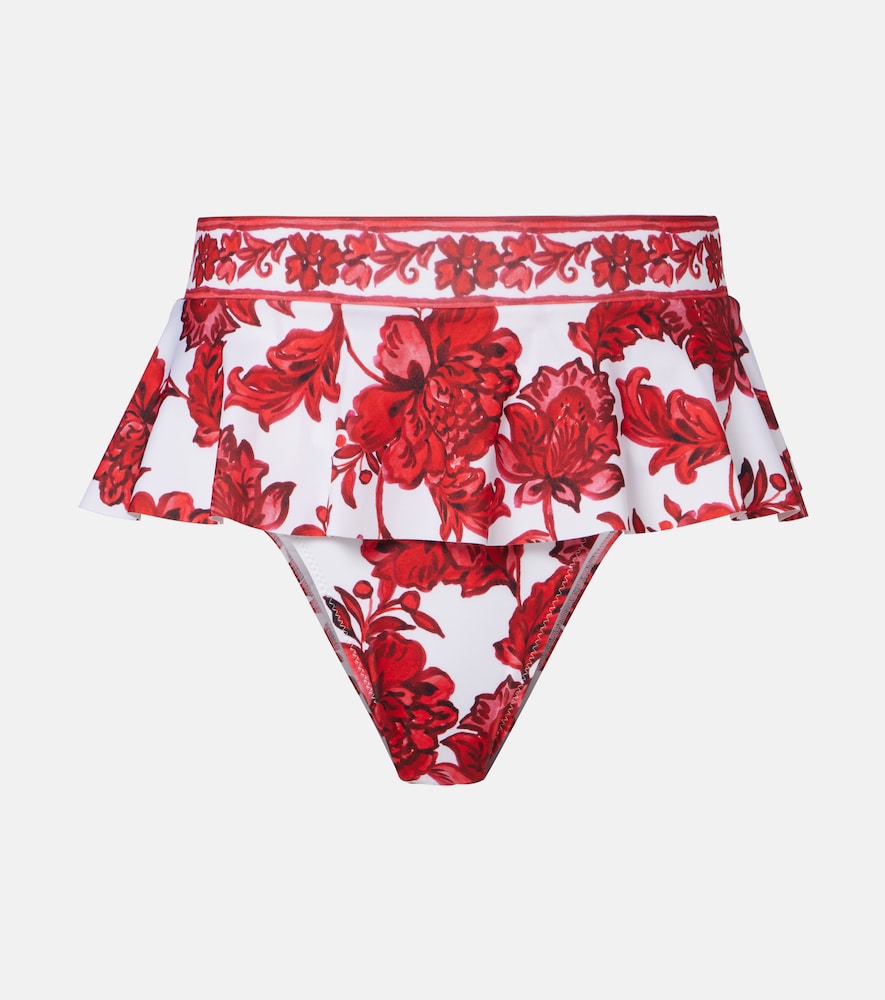 Slip bikini Zella con stampa floreale