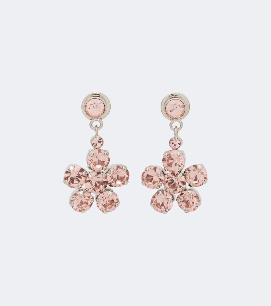 Simone Rocha Boucles d'oreilles à cristaux